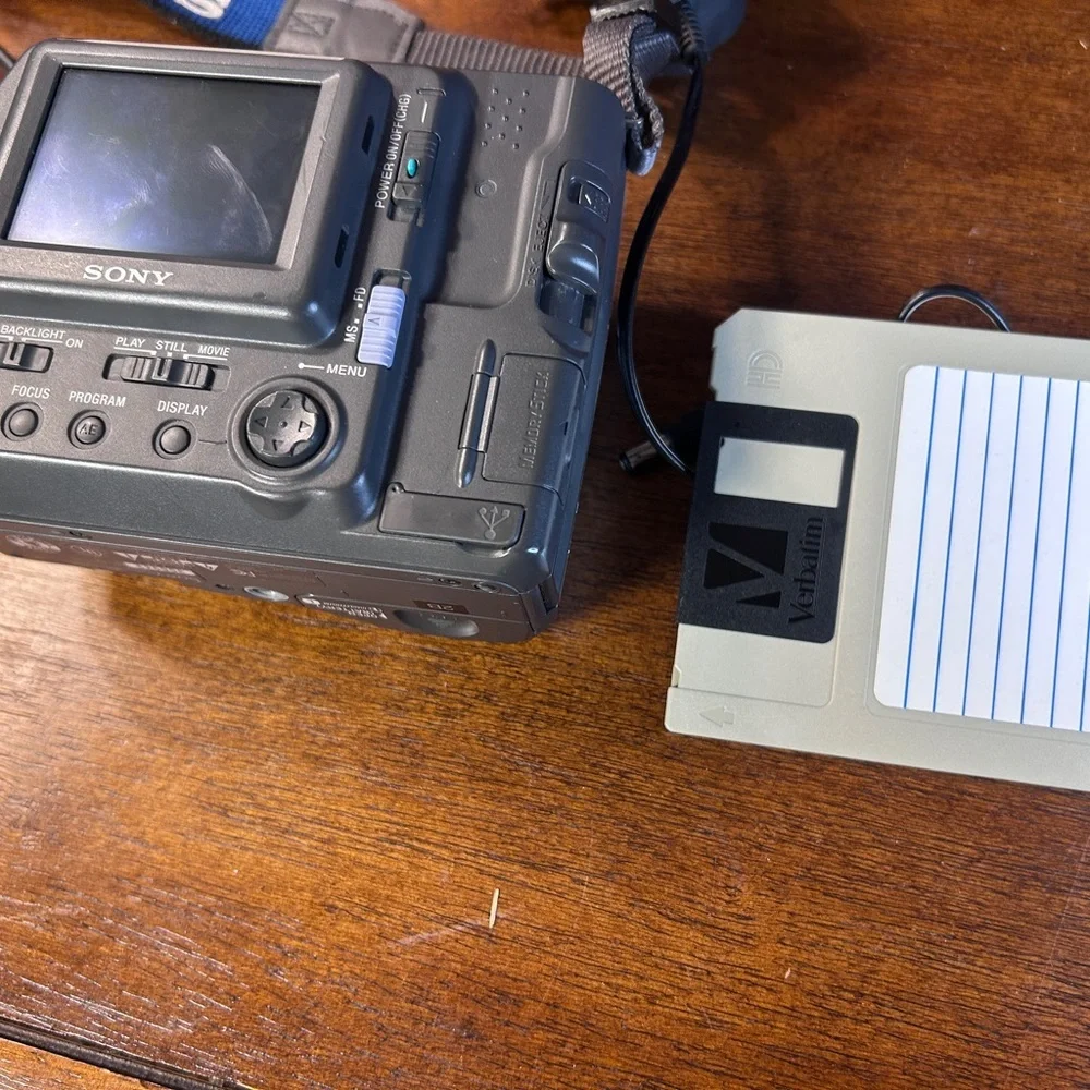 Sony Silver Video Camera